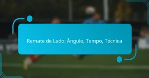Remate de Lado: Ângulo, Tempo, Técnica